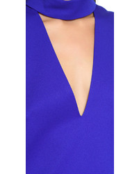 blaues gerade geschnittenes Kleid von C/Meo