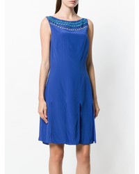 blaues gerade geschnittenes Kleid von Tomas Maier