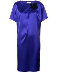 blaues gerade geschnittenes Kleid von Lanvin