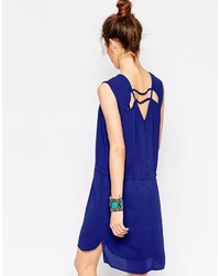 blaues gerade geschnittenes Kleid von Greylin
