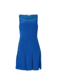 blaues gerade geschnittenes Kleid von Tomas Maier