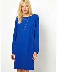 blaues gerade geschnittenes Kleid von Won Hundred
