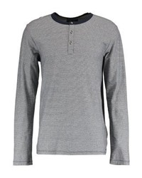 blaues horizontal gestreiftes Langarmshirt von Esprit