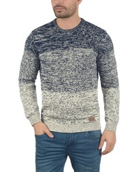 blaues horizontal gestreiftes Sweatshirt von BLEND