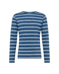 blaues horizontal gestreiftes Sweatshirt von Pepe Jeans
