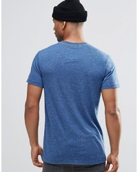 blaues horizontal gestreiftes T-shirt von G Star