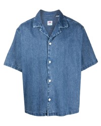 blaues Jeans Kurzarmhemd von Levi's