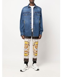 blaues Jeanshemd von Moschino