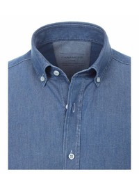 blaues Jeanshemd von Casamoda