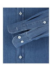 blaues Jeanshemd von Casamoda