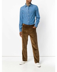 blaues Jeanshemd von Kent & Curwen