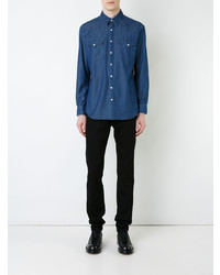 blaues Jeanshemd von Kent & Curwen