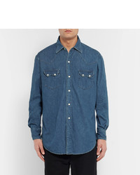 blaues Jeanshemd von orSlow