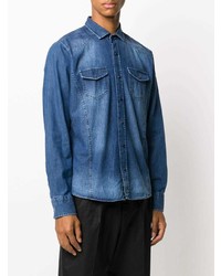 blaues Jeanshemd von Karl Lagerfeld