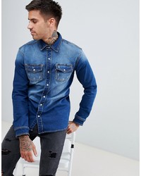blaues Jeanshemd von Good For Nothing