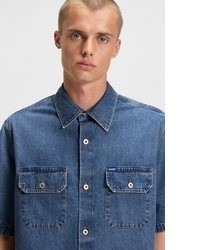 blaues Jeanshemd von HUGO Blue