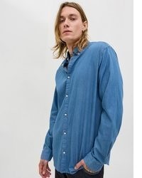 blaues Jeanshemd von Jack & Jones