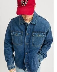 blaues Jeanshemd von Jack & Jones