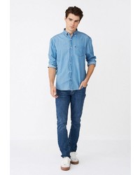 blaues Jeanshemd von Lexington