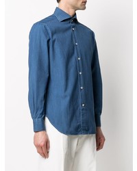 blaues Jeanshemd von Kiton