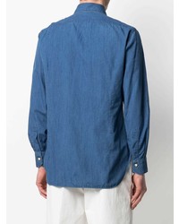 blaues Jeanshemd von Kiton