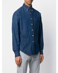 blaues Jeanshemd von Prada