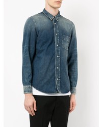 blaues Jeanshemd von Kent & Curwen