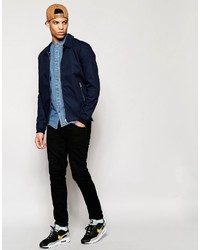 blaues Jeanshemd von Pull&Bear