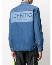 blaues Jeanshemd von Iceberg