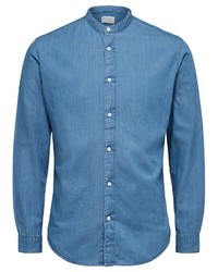 blaues Jeanshemd von Selected Homme