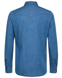 blaues Jeanshemd von Selected Homme