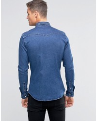 blaues Jeanshemd von Asos