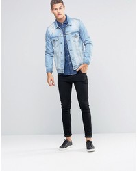 blaues Jeanshemd von Asos