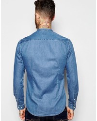 blaues Jeanshemd von Asos