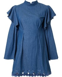 blaues Jeanskleid von Dresscamp