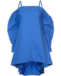 blaues Kleid mit Ausschnitten von J.W.Anderson