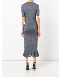 blaues Kleid von Victoria Beckham