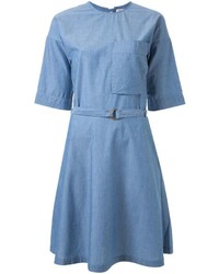 blaues Kleid von MAISON KITSUNE