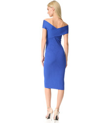 blaues Kleid von Cushnie et Ochs