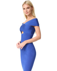 blaues Kleid von Cushnie et Ochs