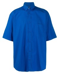 blaues Kurzarmhemd von Balenciaga