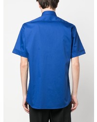 blaues Kurzarmhemd von Karl Lagerfeld