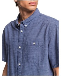 blaues Kurzarmhemd von Quiksilver