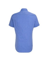 blaues Kurzarmhemd von Seidensticker