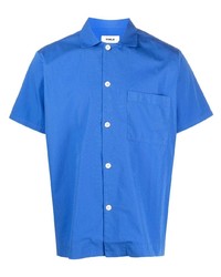 blaues Kurzarmhemd von Tekla