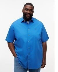 blaues Kurzarmhemd von Tommy Hilfiger Big & Tall