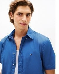 blaues Kurzarmhemd von Tommy Hilfiger