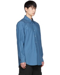 blaues Langarmhemd von Wooyoungmi