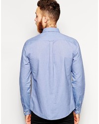 blaues Langarmhemd von Asos