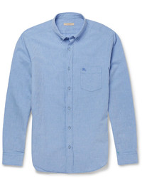 blaues Langarmhemd von Burberry